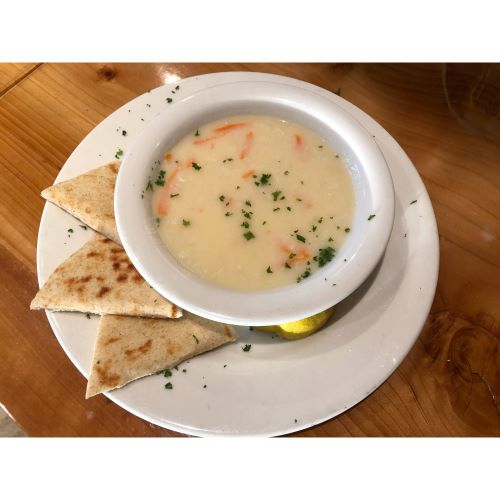 Order Small Avgolemono food online from George's Greek Cafe store, Long Beach on bringmethat.com