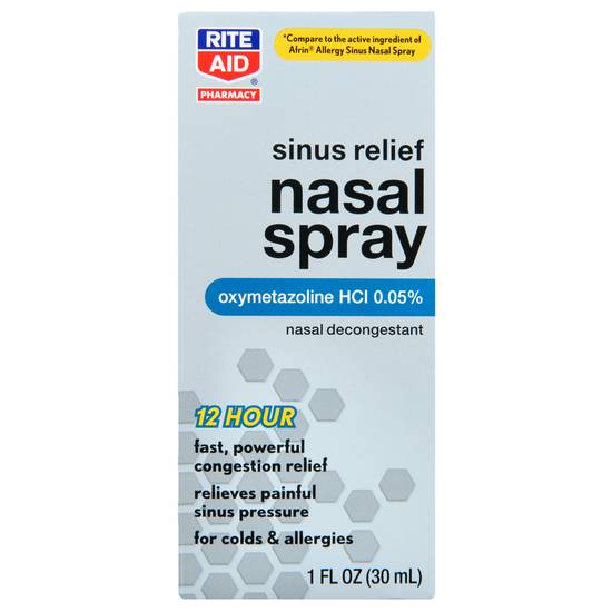 Order Rite Aid Sinus Relief Nasal Spray (1 oz) food online from Rite Aid store, NORTH CHILI on bringmethat.com