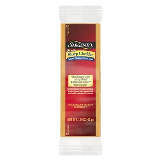 Order Sargento Natural Sharp Cheddar Cheese Bars 1ct 1.5oz food online from Everyday Needs by Gopuff store, Winston-Salem on bringmethat.com
