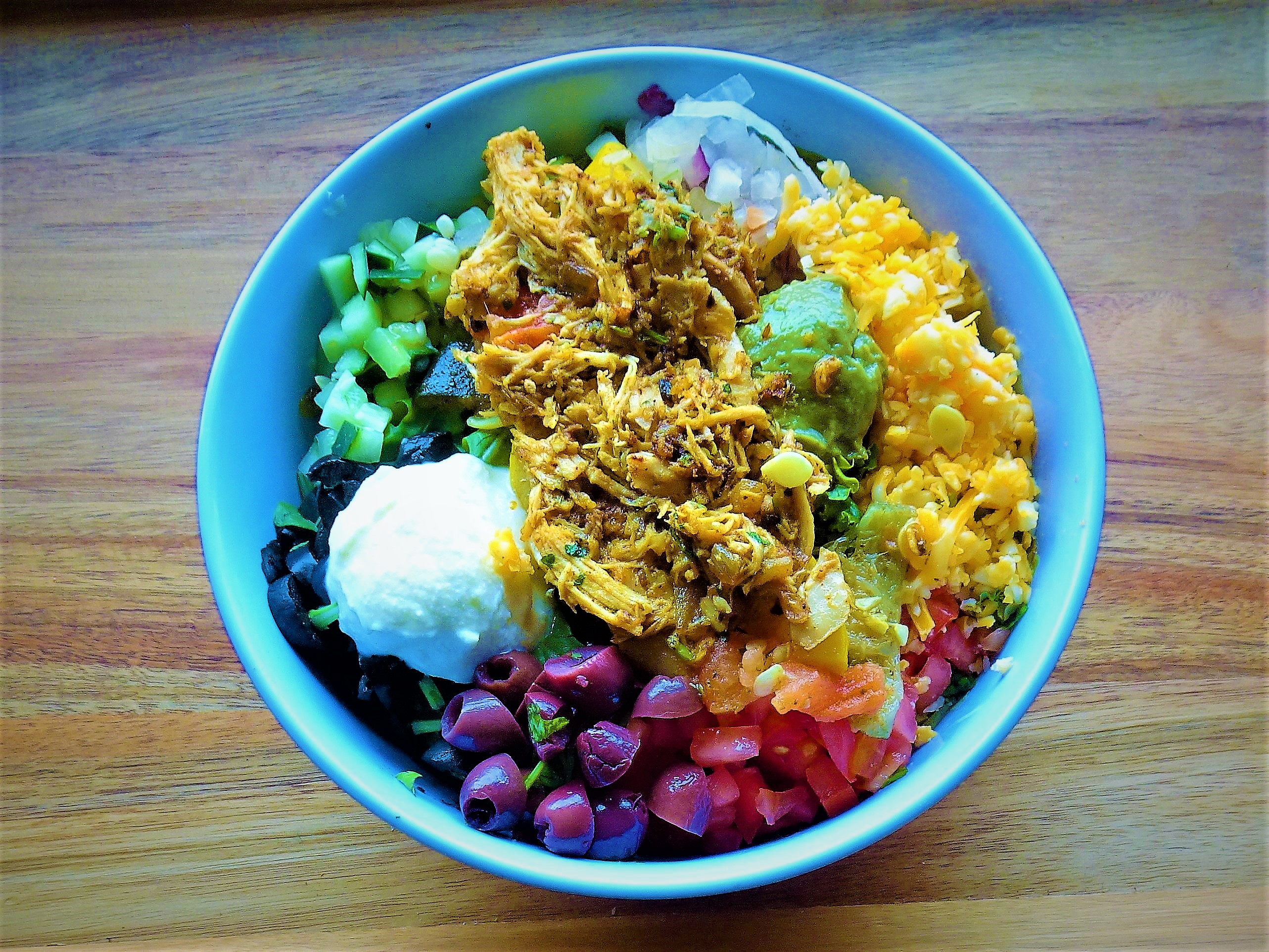 Order Mexican Salad with Protein food online from Wild Tacoz store, Falls Church on bringmethat.com