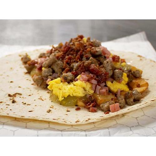 Order #12 Three Meat Biggie food online from Twisters Isleta store, Albuquerque on bringmethat.com
