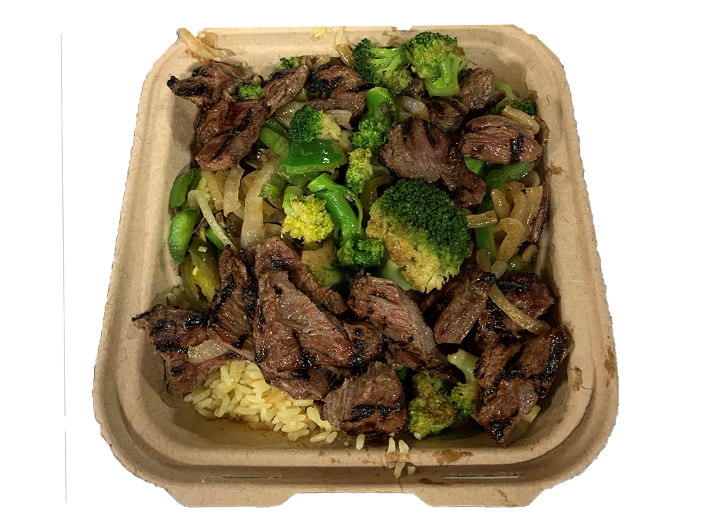 Order Steak Tips Dinner food online from Land of Pizza Inc store, South Boston on bringmethat.com