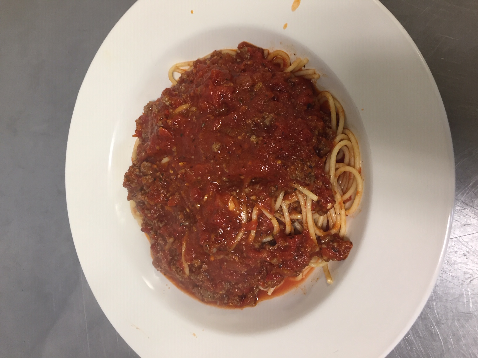 Order Pasta with Meat Sauce food online from Divano Pizza store, Garner on bringmethat.com
