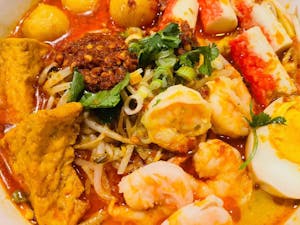 Order Curry Seafood Laksa food online from The Jade Garden store, Lawrence on bringmethat.com