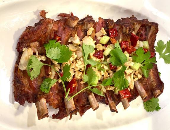 Order .2 seven miles baby ribs 七里香排骨 food online from Apple Green Bistro store, Cupertino on bringmethat.com