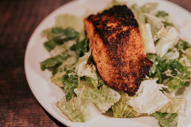 Order Salmon Caesar Salad food online from Pbody store, Clarksville on bringmethat.com