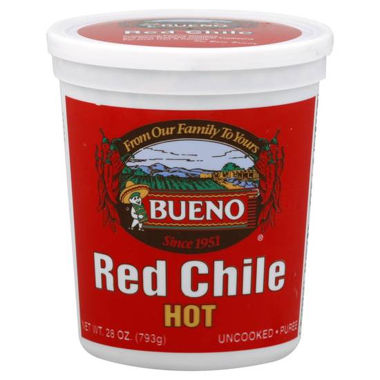 Order Bueno · Red Mild Chile (28 oz) food online from Albertsons store, El Cajon on bringmethat.com
