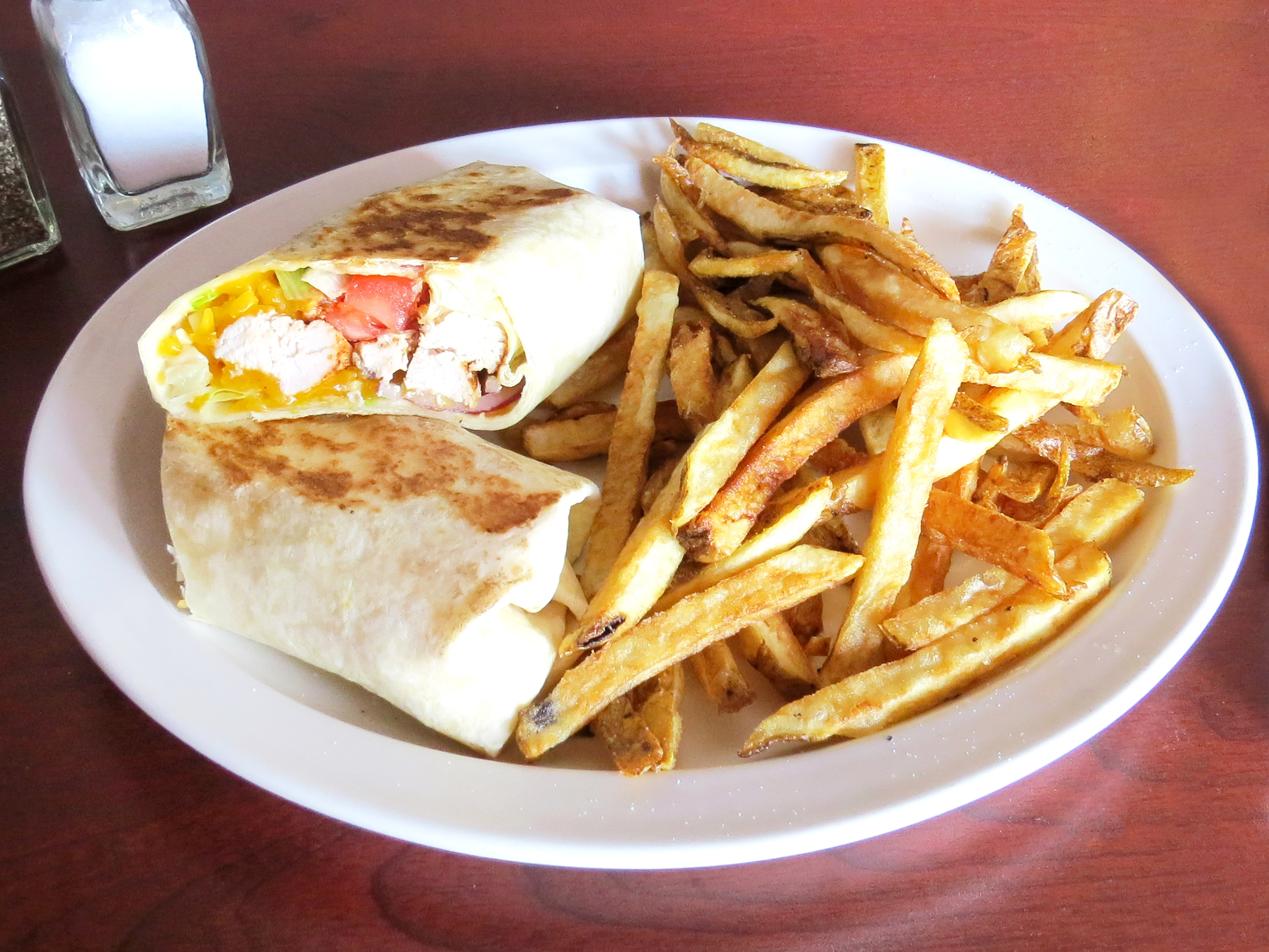 Order Grilled Chicken Wrap food online from Coach Bottleshop & Grille store, Pittsburgh on bringmethat.com