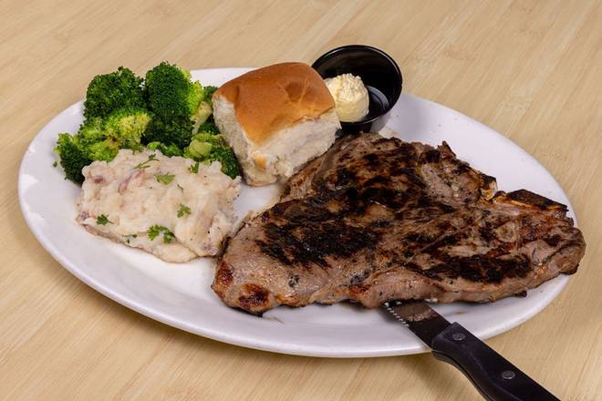 Order T-Bone Steak* food online from Shari's Cafe store, The Dalles on bringmethat.com