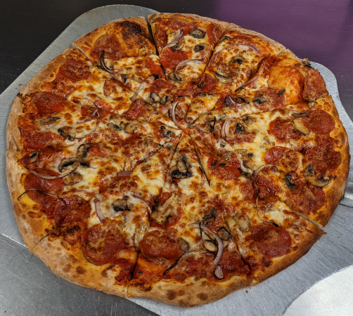 Order 16" Extra Large CYO Pizza food online from Magpies Gourmet Pizza Oracle store, Tucson on bringmethat.com