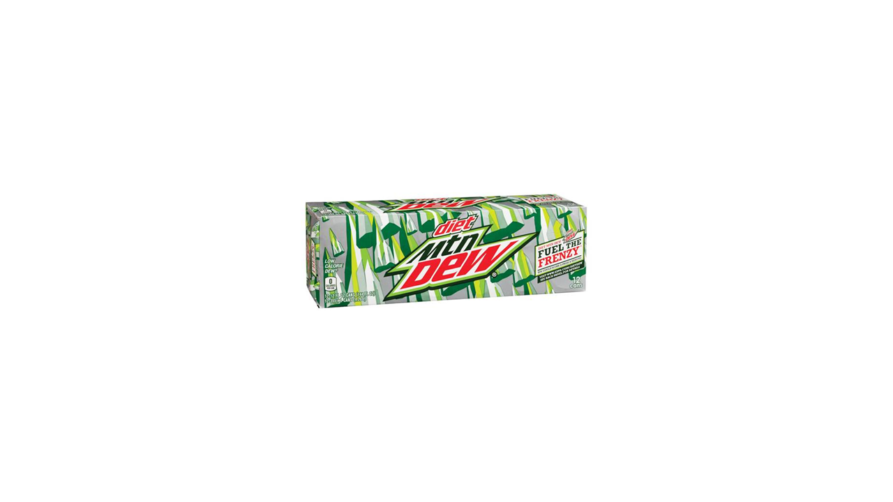 Order 12 Pack Mountain Dew Diet food online from Huck store, Caseyville on bringmethat.com