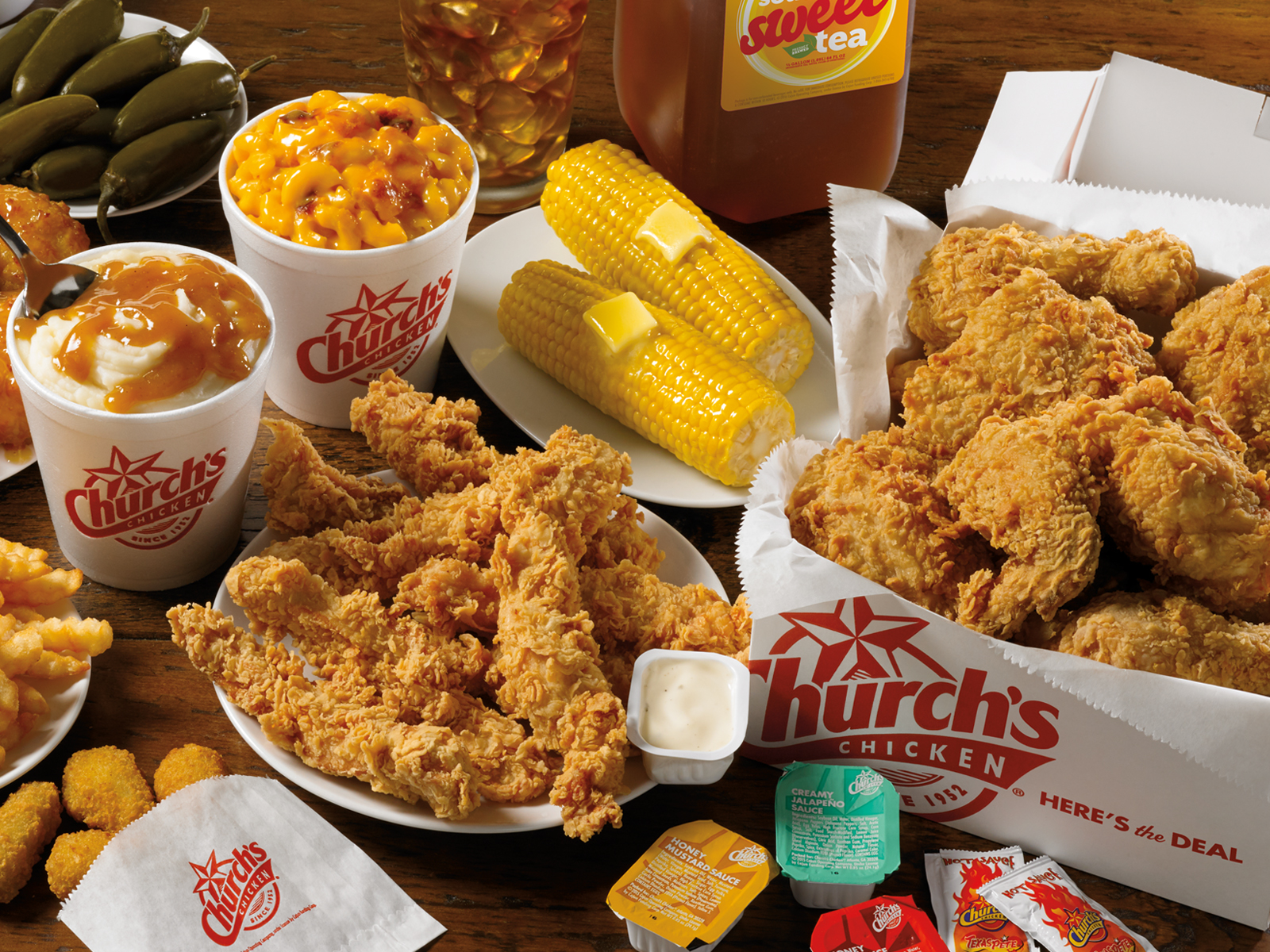 Order 6 Pieces Mixed Chicken & 8 Piece Texas Tenders™ Meal food online from Church Chicken store, Shreveport on bringmethat.com