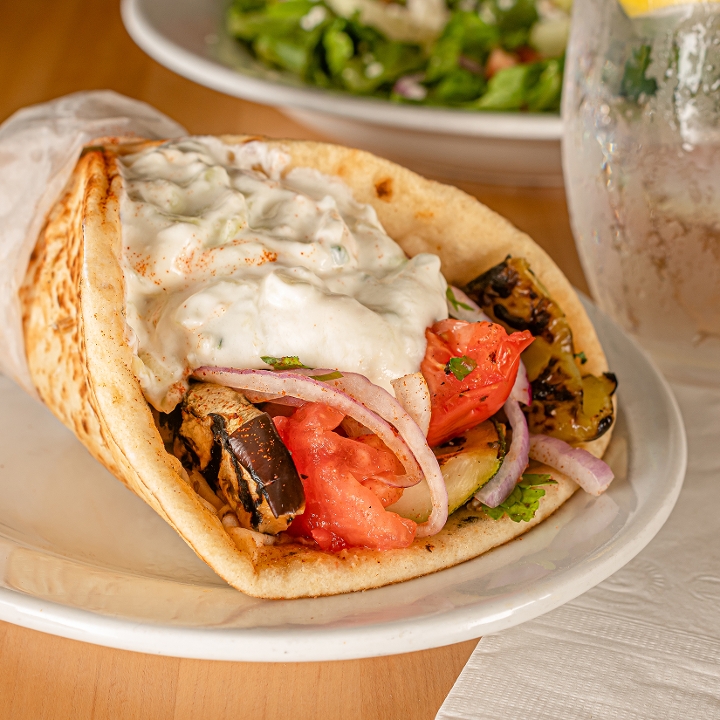Order Grilled Vegetables Pita food online from Its Greek to Me store, Fort Lee on bringmethat.com