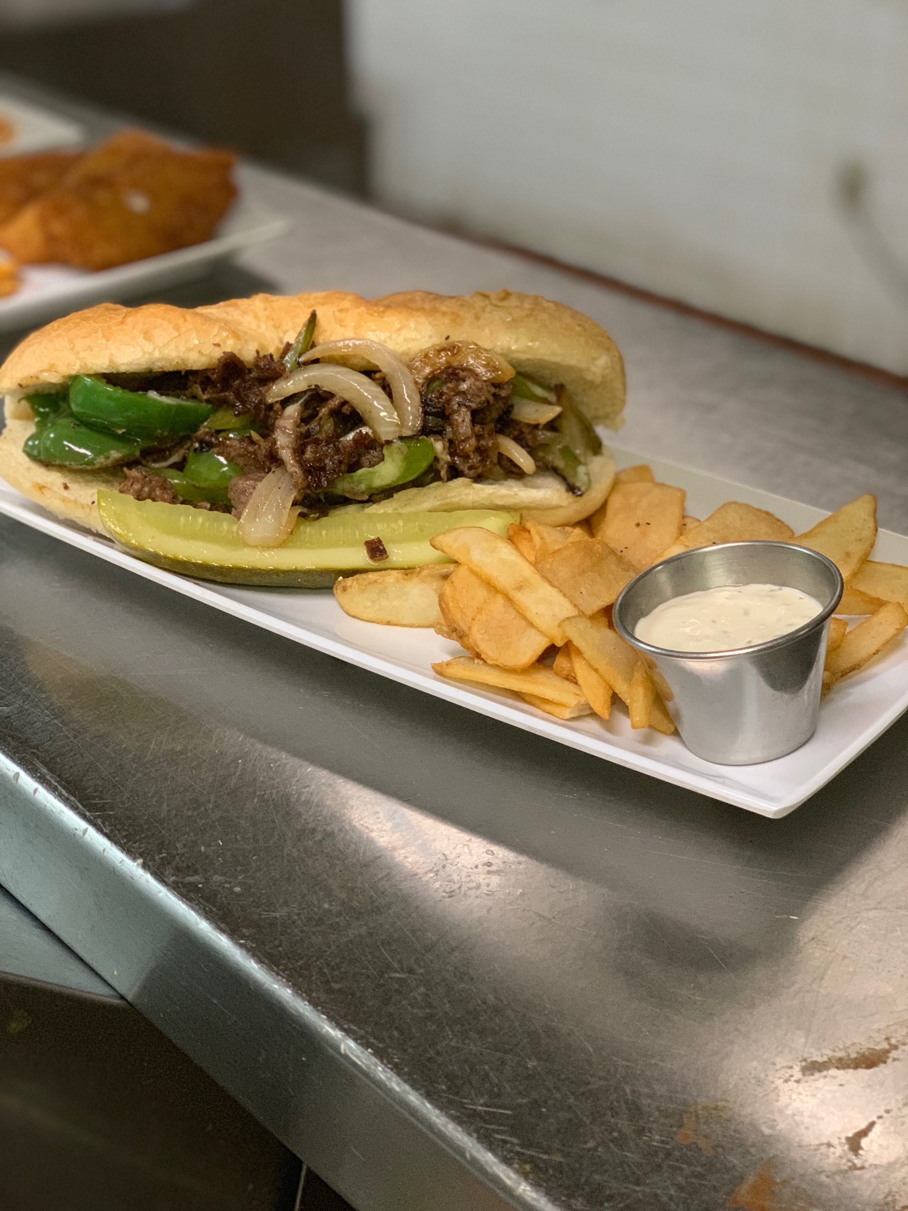 Order Philly Cheese Steak food online from Simple Palate store, Warren on bringmethat.com