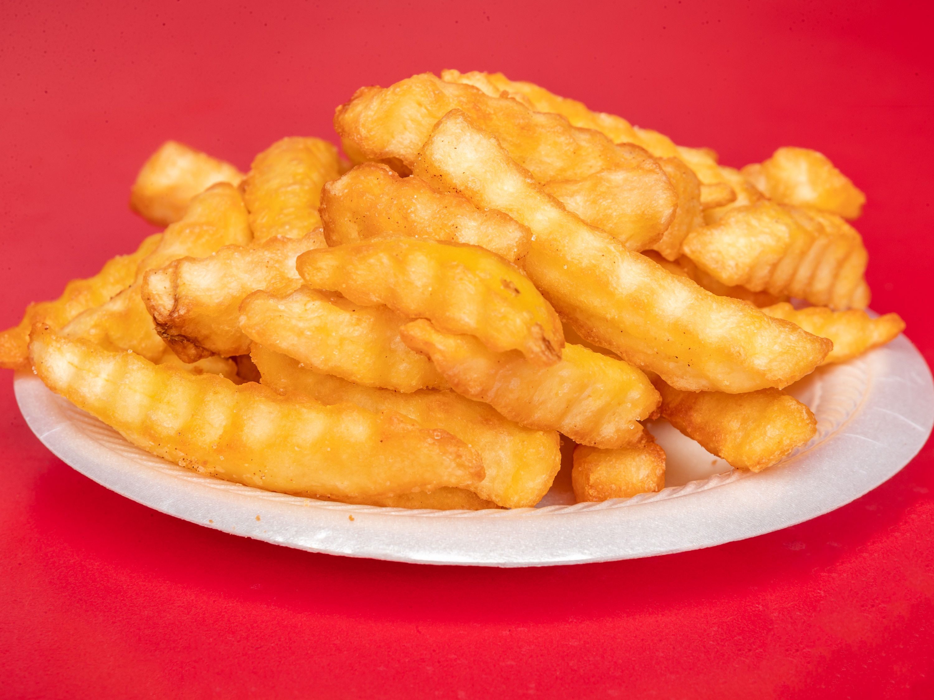 Order Crinkle Fries food online from K Wings Cafe store, Lilburn on bringmethat.com