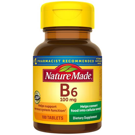Order Nature Made Vitamin B-6 100mg (100 ct) food online from Rite Aid store, Palm Desert on bringmethat.com