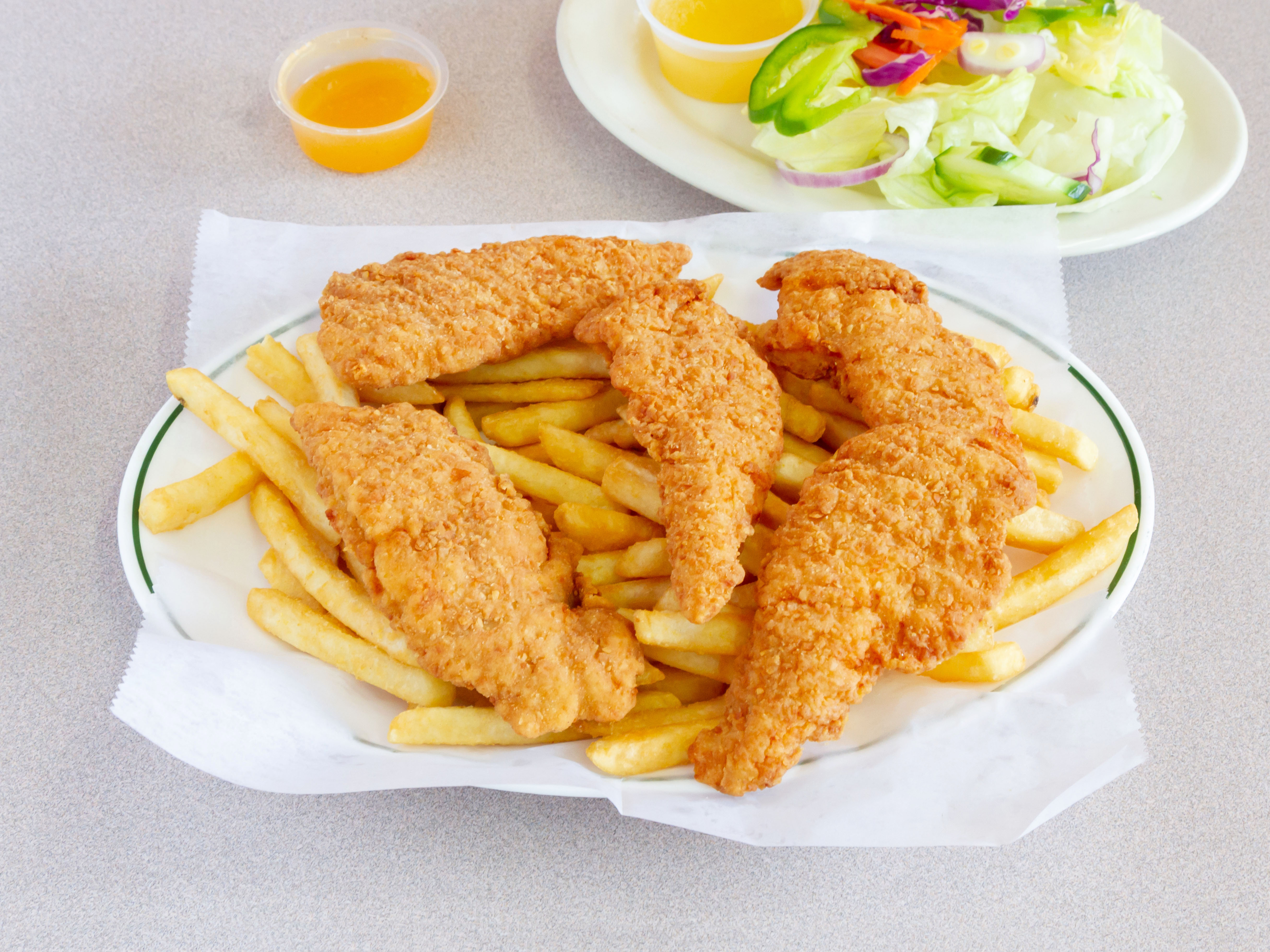 Order Chicken Tenders Dinner food online from Vernon Pizza store, Worcester on bringmethat.com