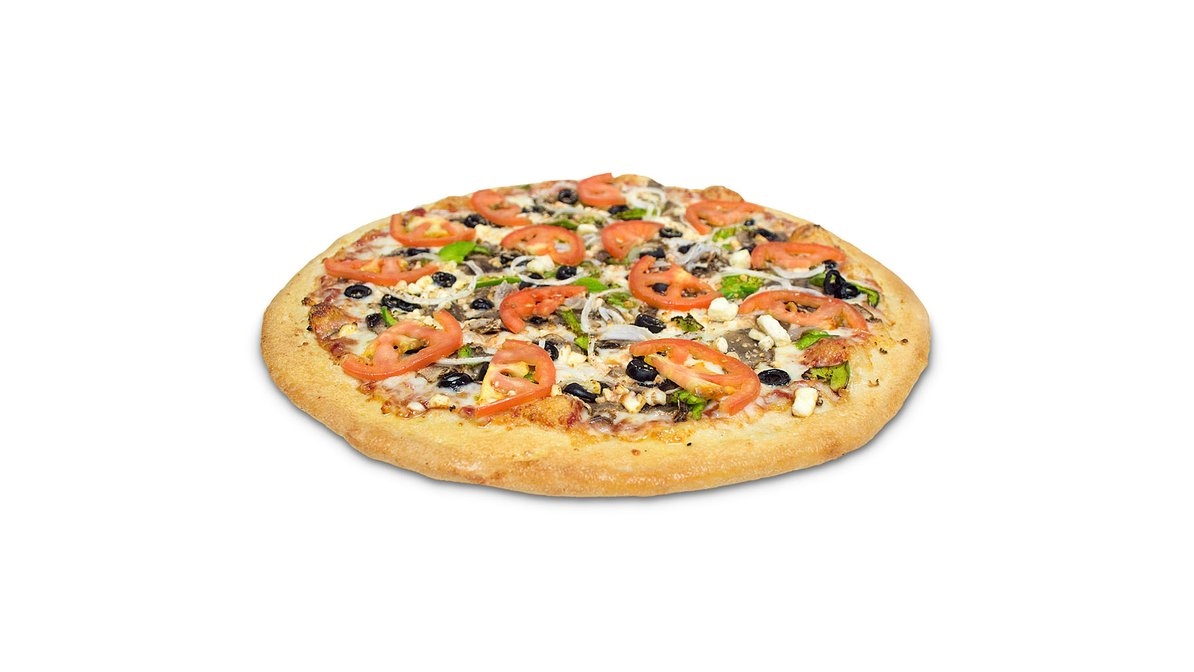 Order 12" Veggie Pizza food online from Original Geno store, Tempe on bringmethat.com