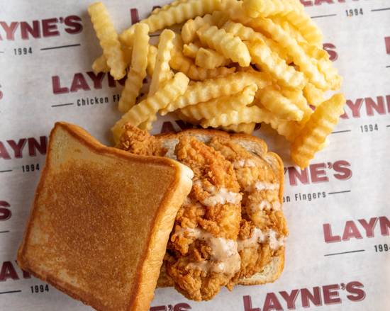 Order The Sandwich Meal Combo food online from Layne's Chicken Fingers store, The Colony on bringmethat.com
