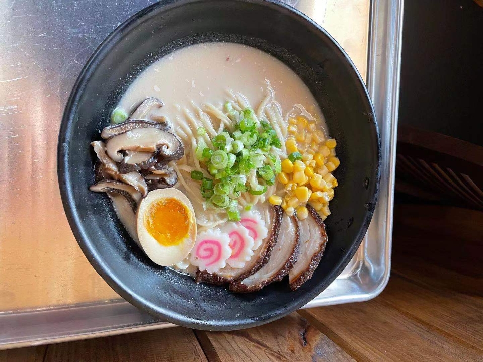 Order OL Tonkotsu soup W.PORK BELLY food online from Xian Sushi And Noodle store, Round Rock on bringmethat.com