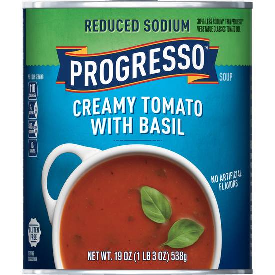 Order Progresso Reduced Sodium Creamy Tomato Basil Soup, 19 OZ food online from Cvs store, SPANISH FORT on bringmethat.com