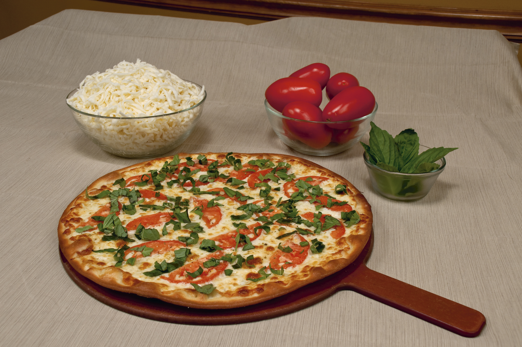 Order 10" Build Your Own Gluten Free Thin Crust Pizza  food online from Rosati's Pizza store, Urbana on bringmethat.com