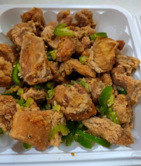 Order Spicy Salt Chicken food online from Panda Garden store, Long Beach on bringmethat.com