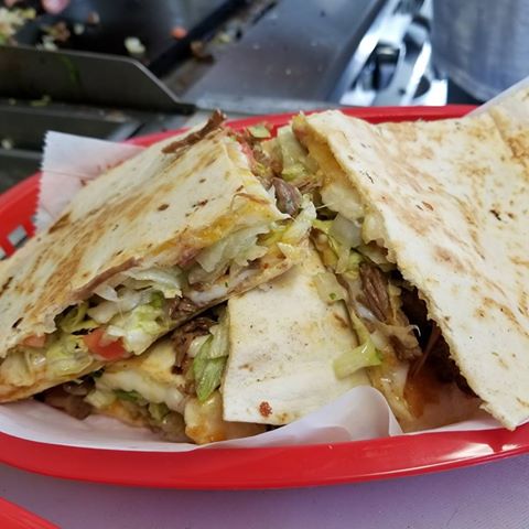 Order Large Quesadilla food online from Sabor Tapatio store, Austin on bringmethat.com