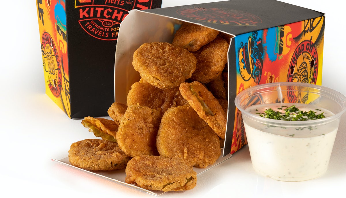 Order Fried Pickles & Ranch food online from P.Za Kitchen store, Las Vegas on bringmethat.com