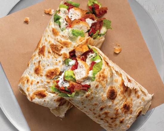 Order Crispy Chicken BLT Wrap food online from Eggs & Sushi store, Springfield on bringmethat.com