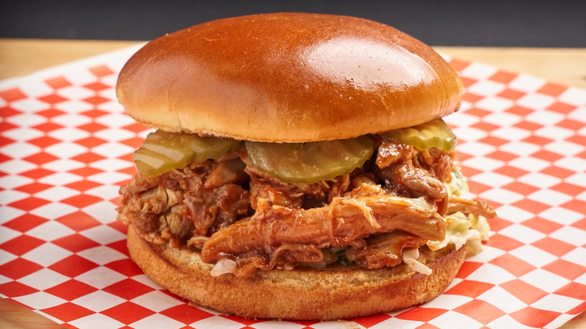 Order Pulled Chicken Sandwich food online from Big Billy's BBQ store, Las Vegas on bringmethat.com