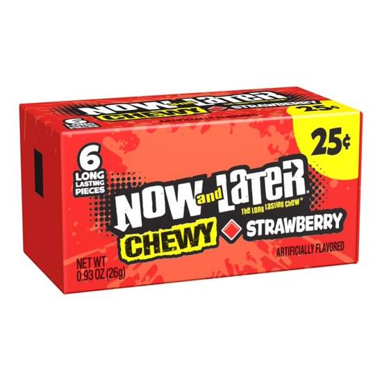 Order Now And Later Strawberry Chewy Candy food online from Exxon Food Mart store, Port Huron on bringmethat.com