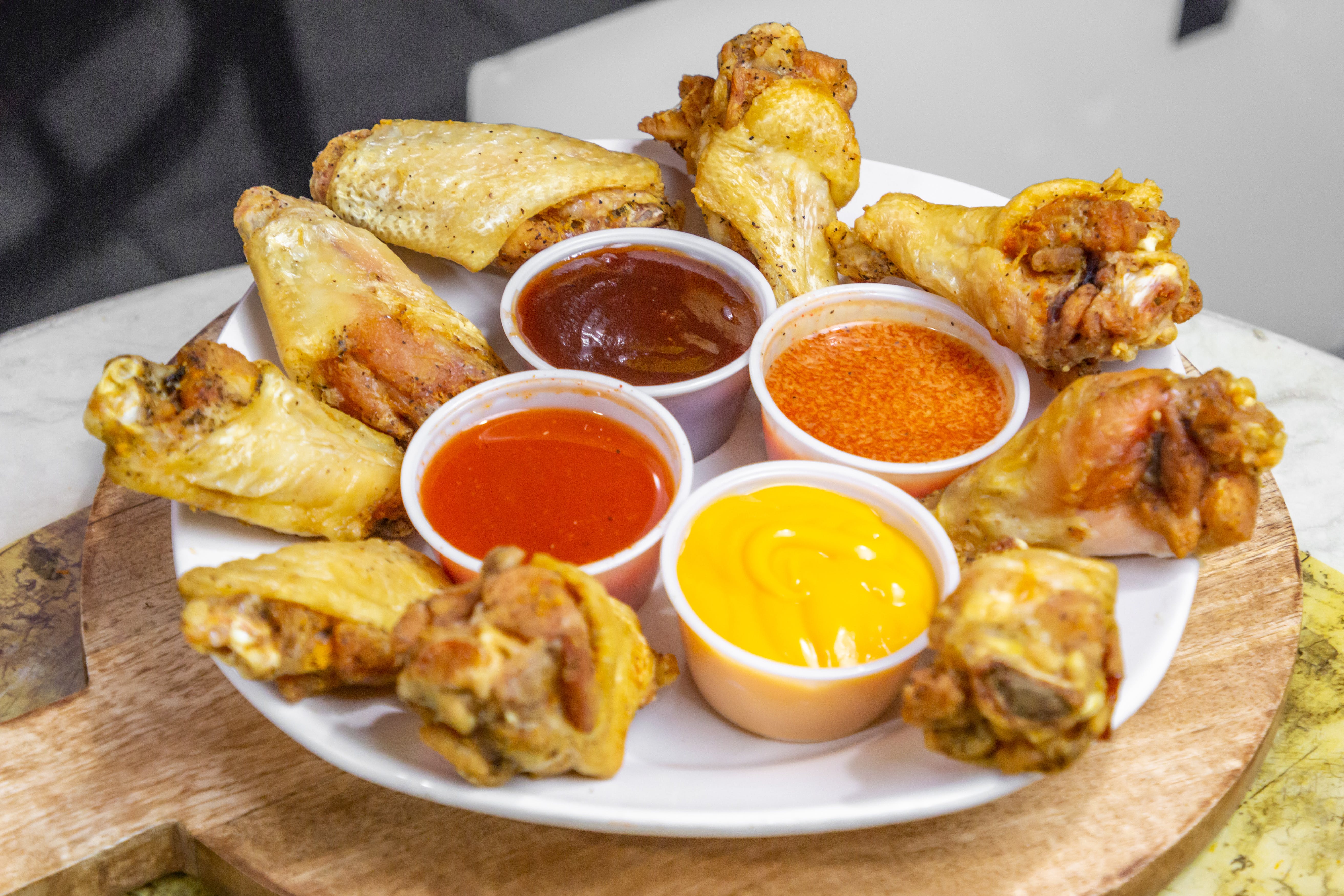 Order Wings - 6 Pieces food online from Cafe Lark store, Albany on bringmethat.com