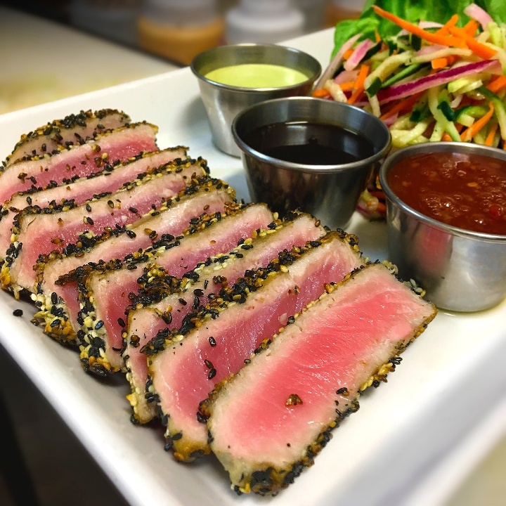 Order Thai Tuna Lettuce Wraps food online from Speakeasy store, Long Beach on bringmethat.com