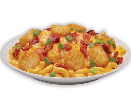 Order Loaded Tater Mac Mac N Cheese food online from Toppers Pizza store, Rochester on bringmethat.com