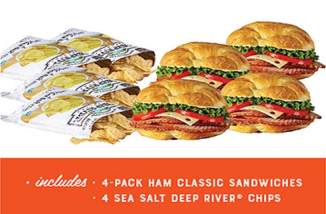 Order Ham Classic Sandwich 4-Pack food online from Honey Baked Ham Co. & Cafe store, Gurnee on bringmethat.com