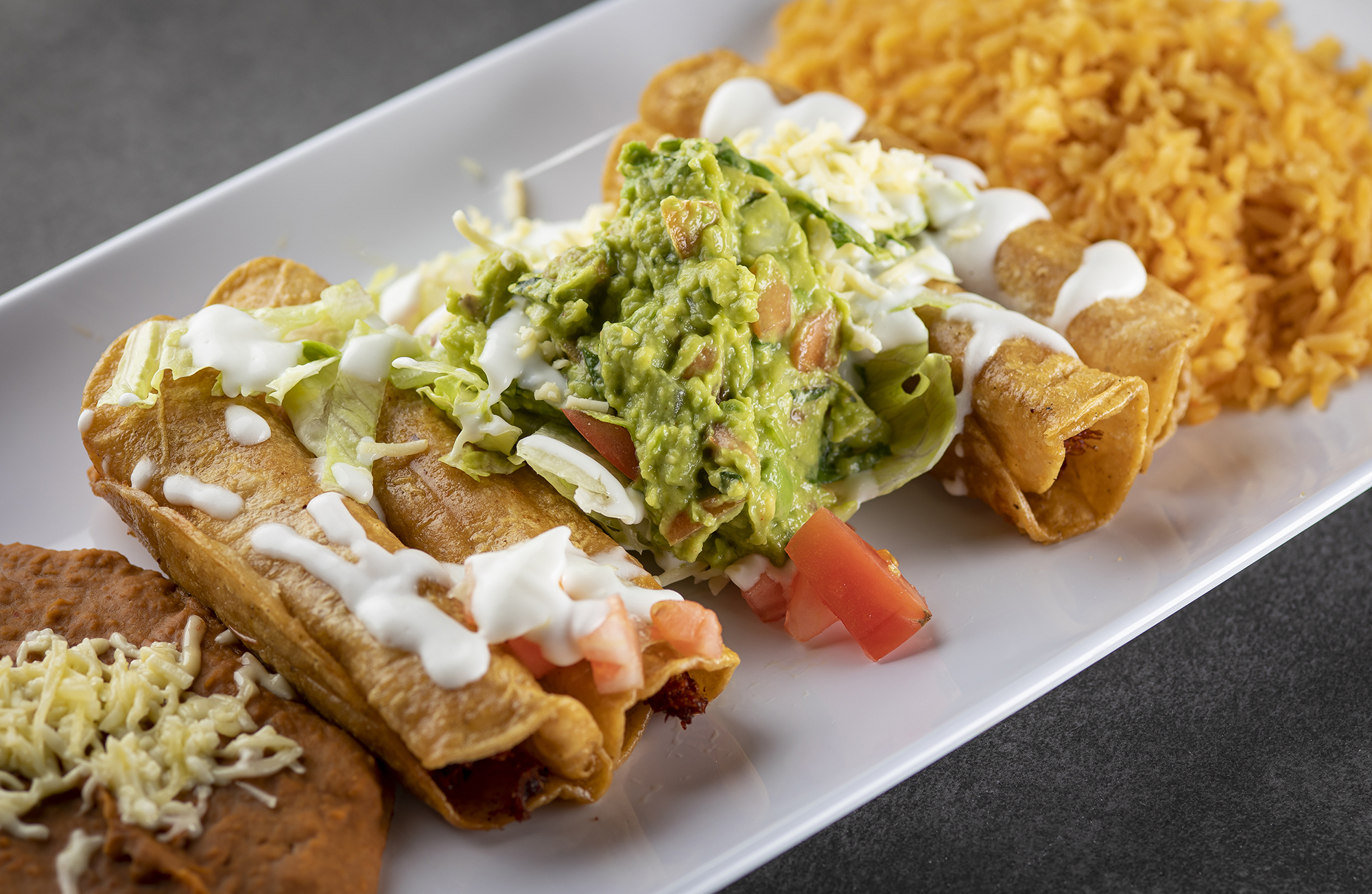 Order Flautas Dinner food online from Los Comales store, Lombard on bringmethat.com