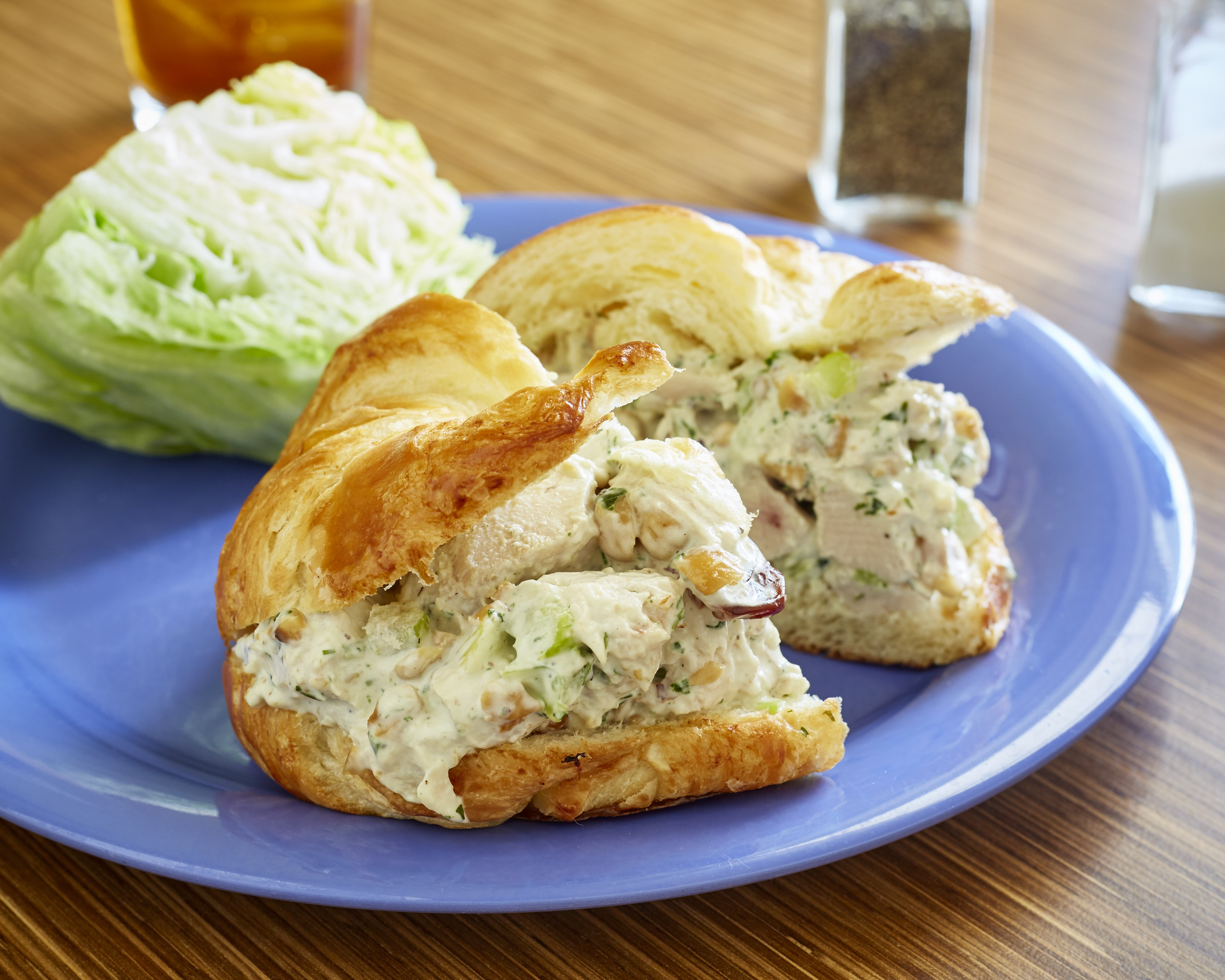 Order Chicken Salad on Croissant food online from The Fickle Pickle store, Roswell on bringmethat.com