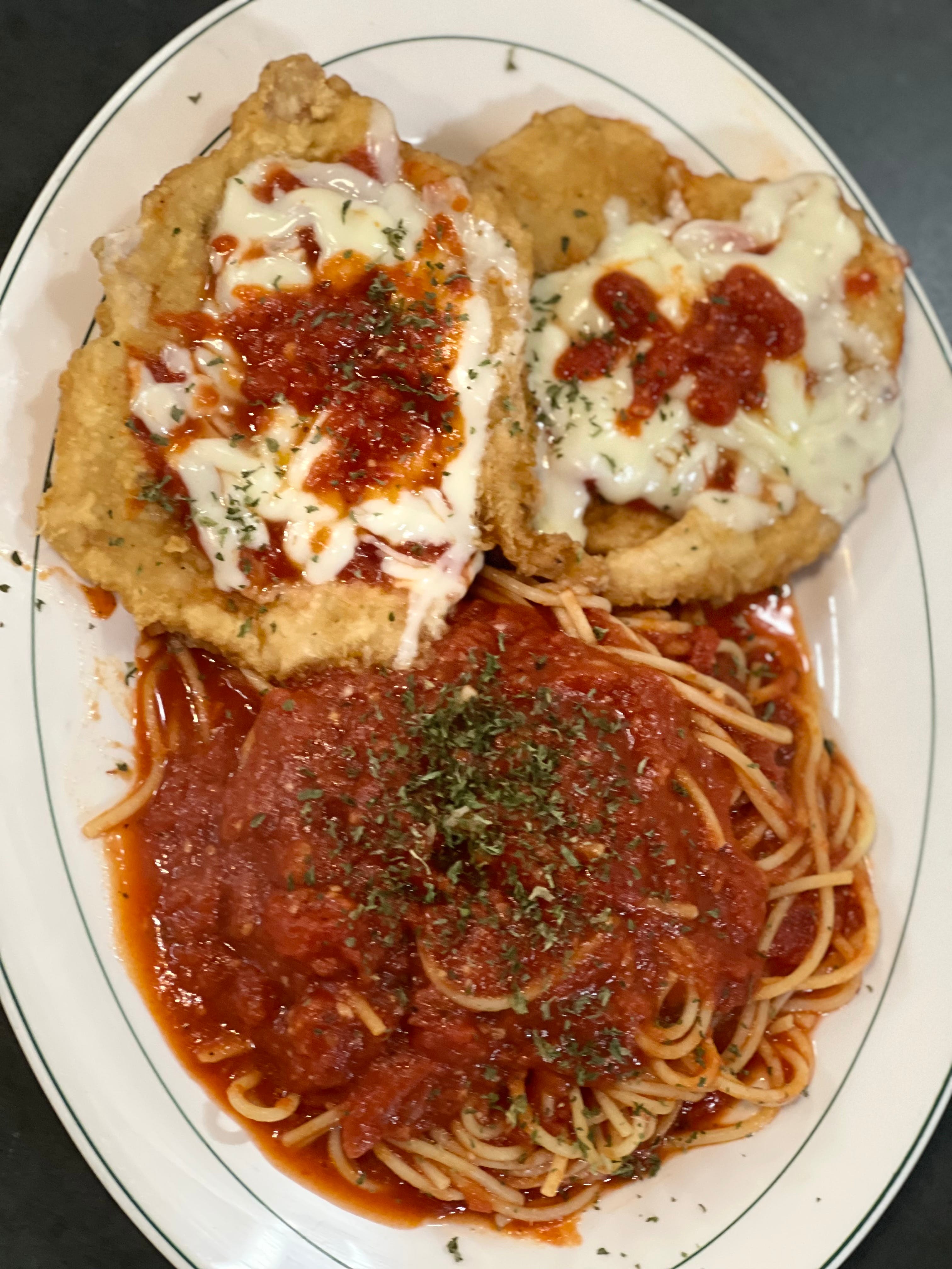 Order Chicken Parmesan - Pasta food online from Sal's Pizza store, Fond Du Lac on bringmethat.com