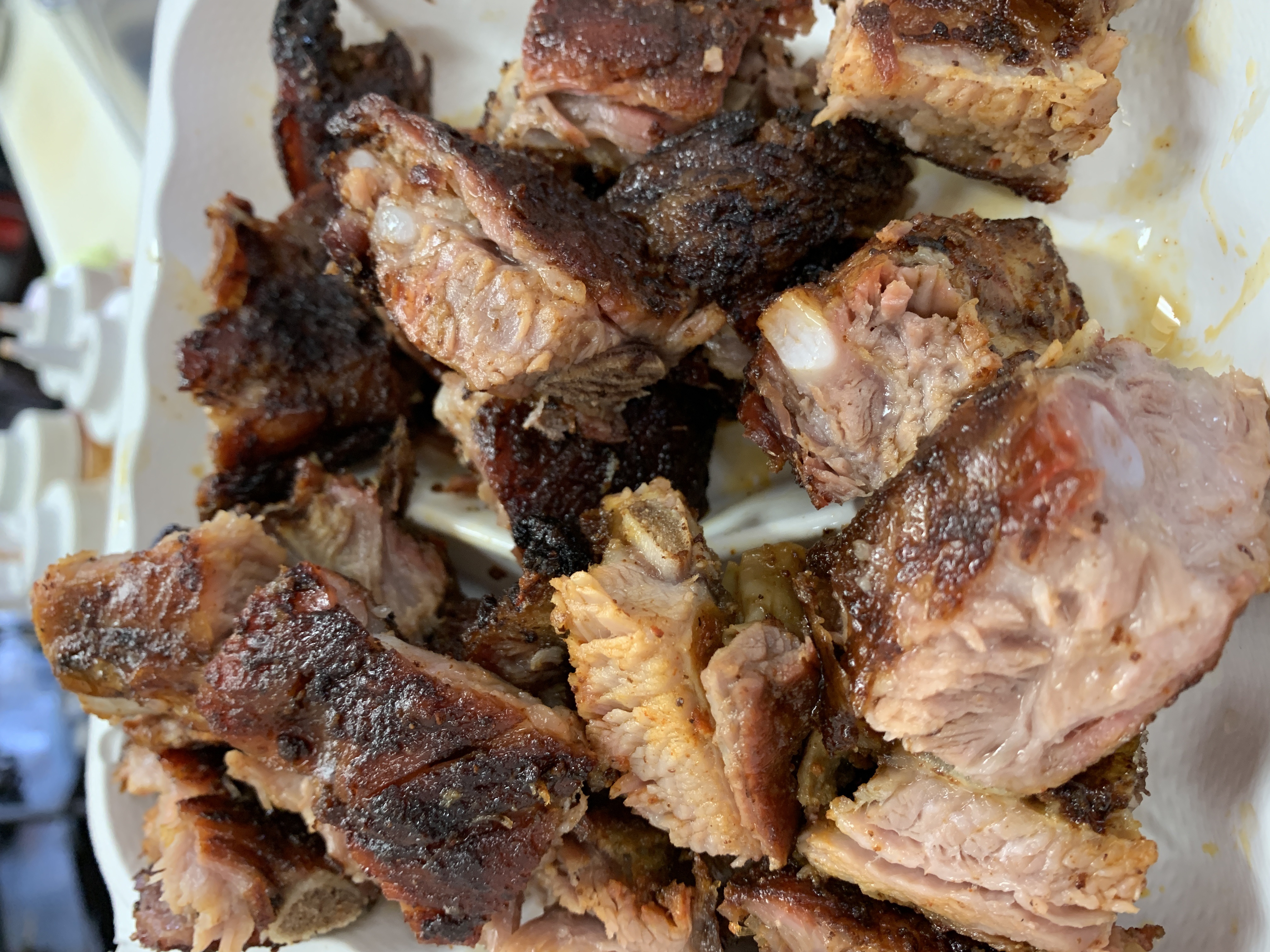 Order 1 lb. BBQ Rib Tip food online from Ribs N Things store, Brentwood on bringmethat.com
