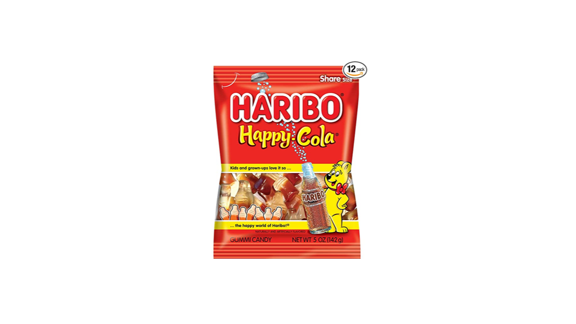 Order Haribo Sour Happy Cola 5 oz food online from Rebel store, Tracy on bringmethat.com