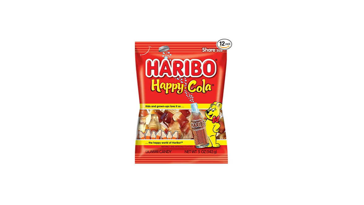 Order Haribo Sour Happy Cola 5 oz food online from Rebel store, Las Vegas on bringmethat.com