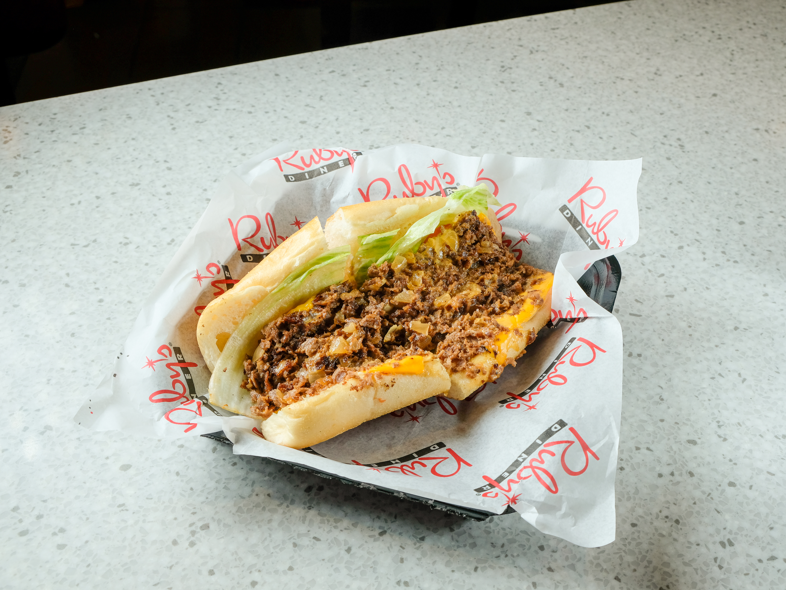 Order Philly Cheesesteak food online from Ruby's Diner store, Atlantic City on bringmethat.com