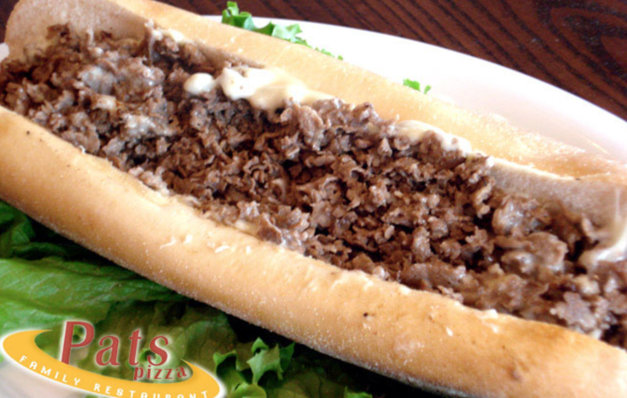 Order Cheese Steak Wrap food online from Pat Pizza Family Restaurant store, Wilmington on bringmethat.com