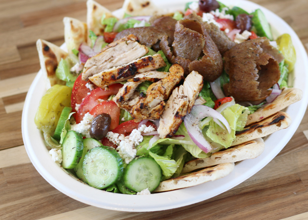 Order Mixed Grill Chef Salad food online from Greek Cafe store, Brentwood on bringmethat.com