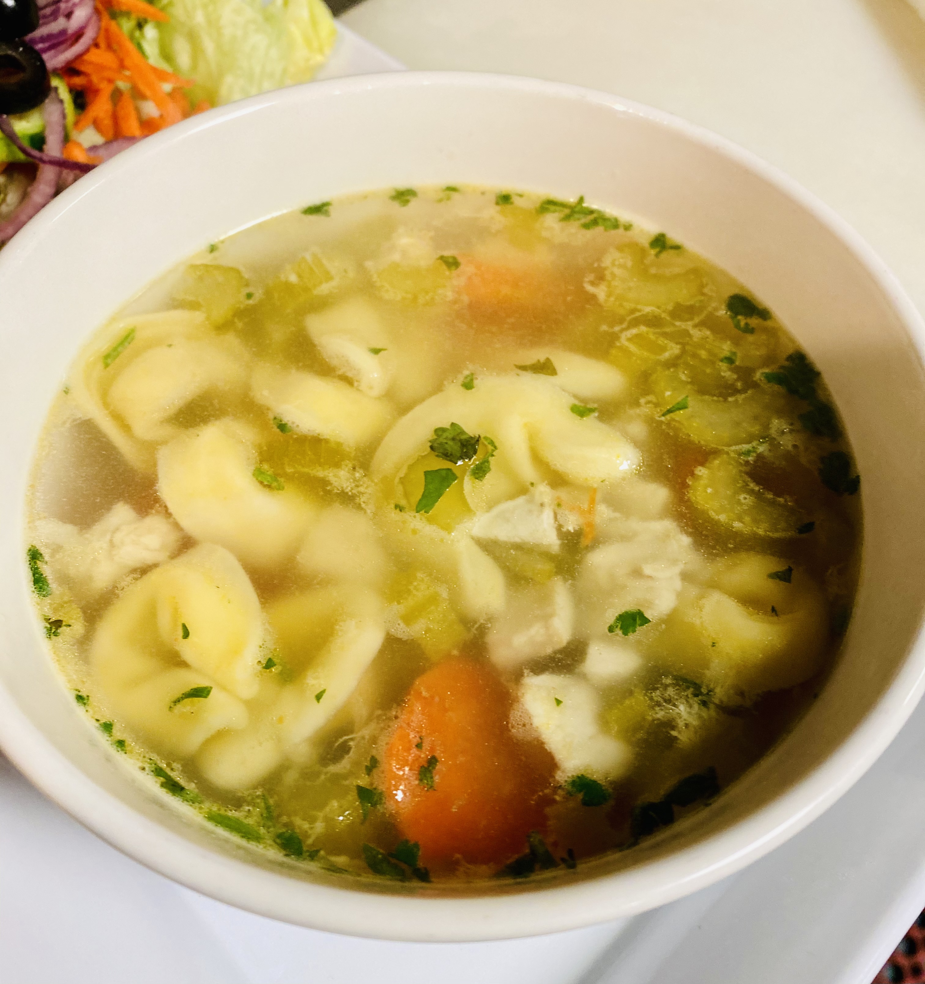 Order Tortellini Chicken Soup food online from Tre Colore store, Middletown on bringmethat.com