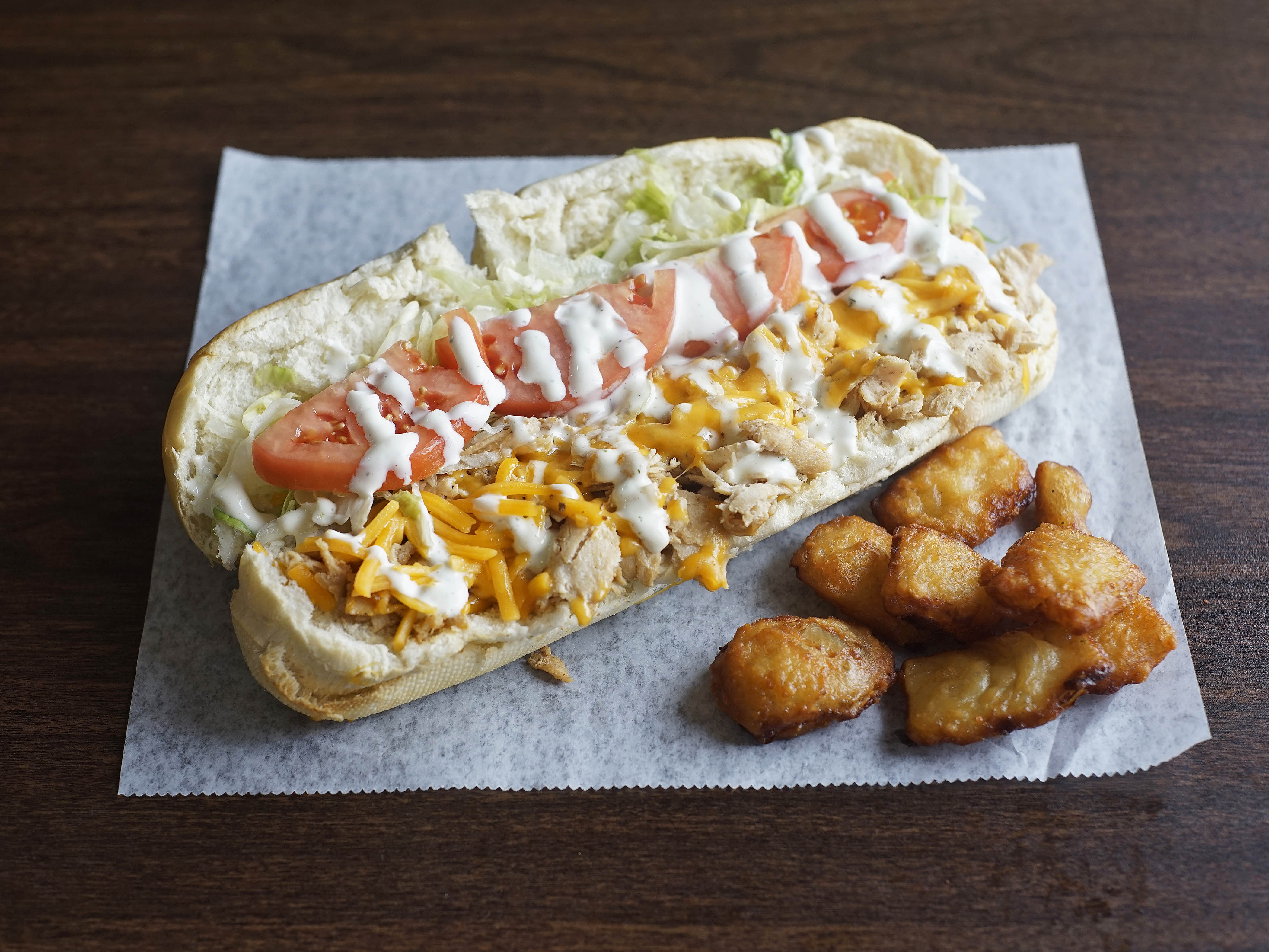 Order Chicken N' Cheddar Sub food online from Tubby's store, Detroit on bringmethat.com