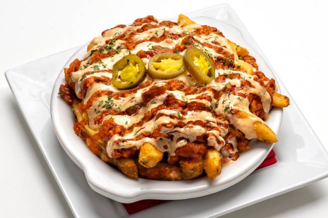 Order Impossible Chili Cheese Fries food online from Arooga's Route 39 store, Harrisburg on bringmethat.com