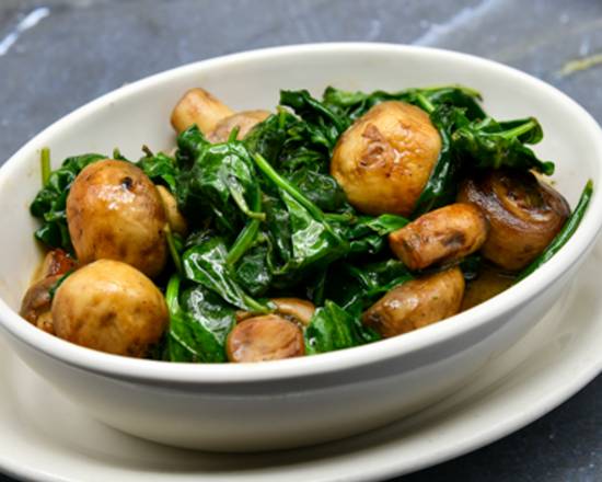 Order Sauteed Spinach & Button Mushrooms food online from Morton The Steakhouse store, Cleveland on bringmethat.com