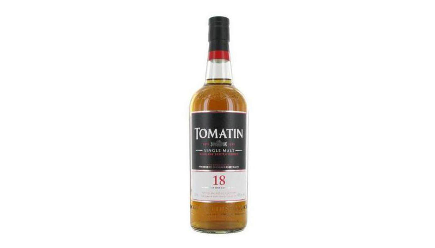 Order Tomatin Highland Single Malt Scotch Whisky 18 Year 750mL food online from Liquor Palace store, Burbank on bringmethat.com